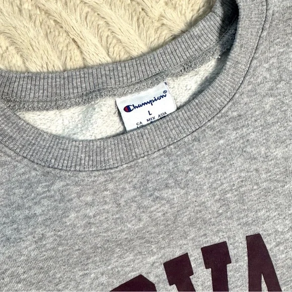 Harvard University Crew Neck by Champion Size Large - Picture 6 of 7